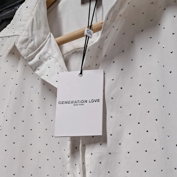 Generation Love Marc Crystal Shirt And Amy Crystal Short Set NWT - Picture 6 of 8